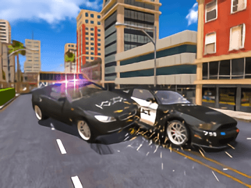 Крутые Трюки на Полицейских Автомобилях 3Д