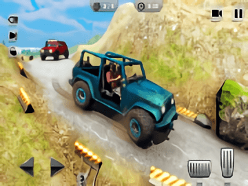 Mountain Climb Passenger Jeep Simulator