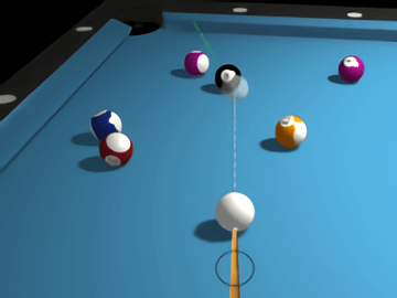 3D Billiards 8 Ball Pool