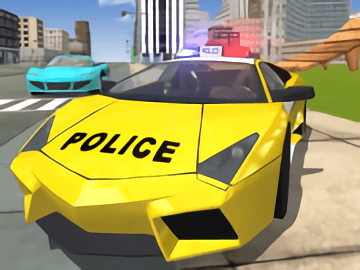 Police Drift Car